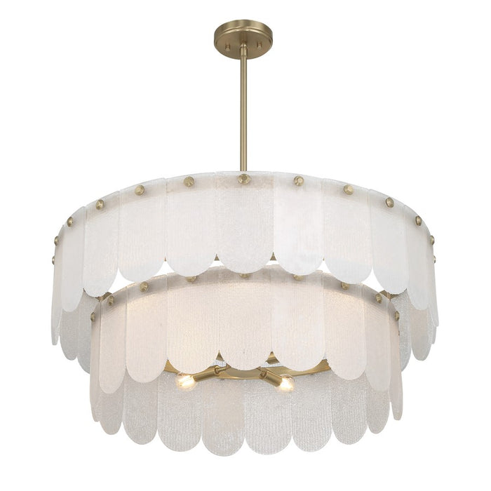 Savoy House Essentials Ashton 10 Lt Pendant, Noble Brass