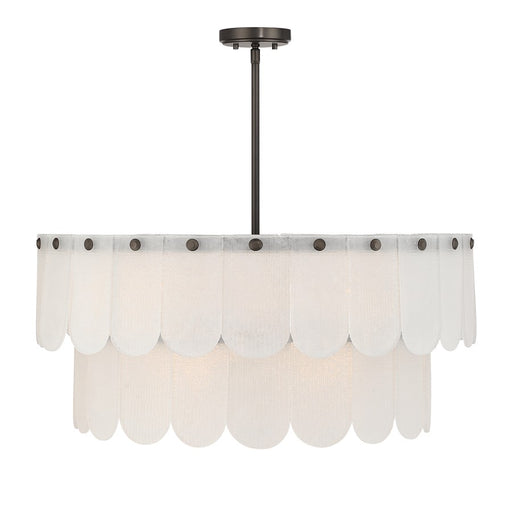 Savoy House Essentials Ashton 10 Lt Pendant, Mediterranean Bronze - 7-9800-10-15