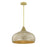 Savoy House Kemp 1 Lt Pendant, Ivory and Gold Shell - 7-9877-1-336