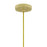 Savoy House Kemp 1 Lt Pendant, Ivory and Gold Shell