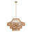 Savoy House Medlock 8-Light Outdoor Chandelier, Burnished Brass - 7-9906-8-171