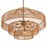 Savoy House Medlock 8-Light Outdoor Chandelier, Burnished Brass