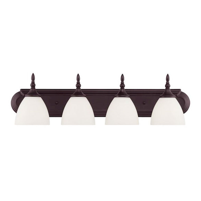 Savoy House Herndon 4-Light Bathroom Vanity Light, English Bronze