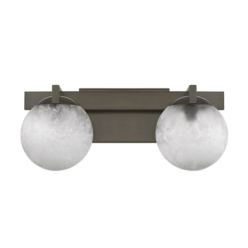 Savoy House Darien 2 Light Bath, Mediterranean Bronze/Ice