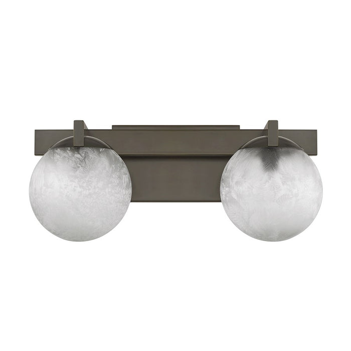 Savoy House Darien 2 Light Bath, Mediterranean Bronze/Ice