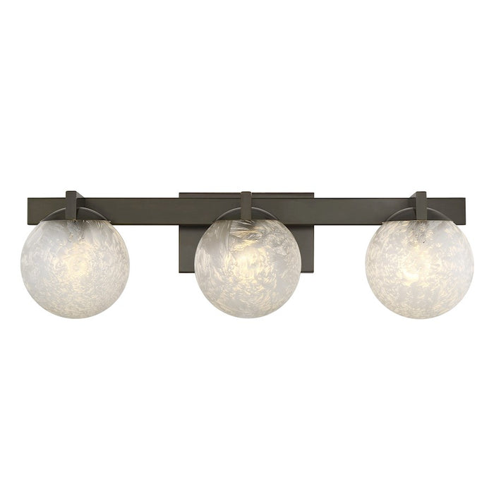 Savoy House Darien 3 Light Bath, Mediterranean Bronze/Ice - 8-1017-3-15