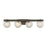 Savoy House Darien 4 Light Bath, Mediterranean Bronze/Ice - 8-1017-4-15