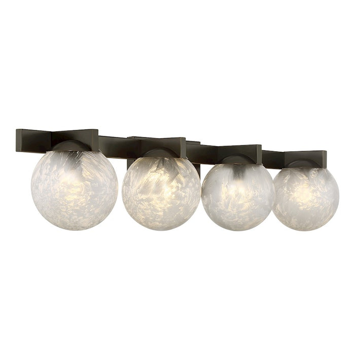 Savoy House Darien 4 Light Bath, Mediterranean Bronze/Ice