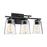 Savoy House Calhoun 3-Light Bathroom Vanity Light, Black