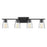 Savoy House Calhoun 4-Light Bathroom Vanity Light, Black - 8-1020-4-BK