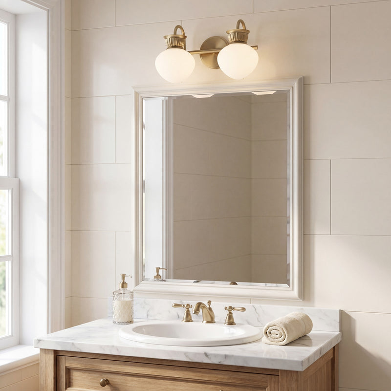 Savoy House Melbourne 2 Lt Bath Sconce, Noble Brass