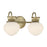 Savoy House Melbourne 2 Lt Bath Sconce, Noble Brass