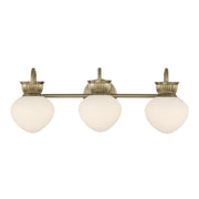 Savoy House Melbourne 3 Lt Bath Sconce, Noble Brass - 8-1028-3-127