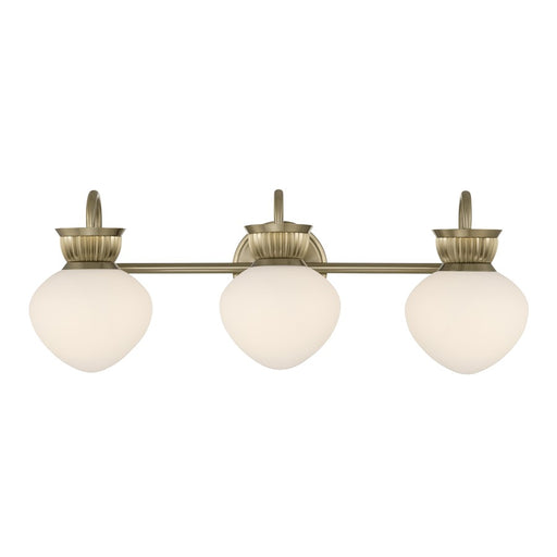 Savoy House Melbourne 3 Lt Bath Sconce, Noble Brass - 8-1028-3-127