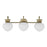 Savoy House Melbourne 3 Lt Bath Sconce, Noble Brass