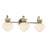Savoy House Melbourne 3 Lt Bath Sconce, Noble Brass