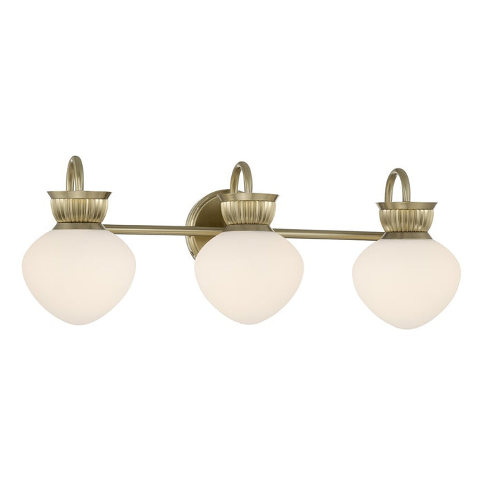 Savoy House Melbourne 3 Lt Bath Sconce, Noble Brass