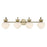 Savoy House Melbourne 4 Lt Bath Sconce, Noble Brass - 8-1028-4-127