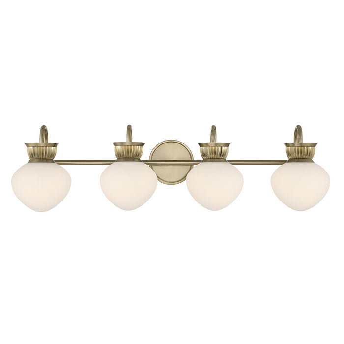 Savoy House Melbourne 4 Lt Bath Sconce, Noble Brass - 8-1028-4-127