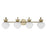 Savoy House Melbourne 4 Lt Bath Sconce, Noble Brass