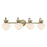 Savoy House Melbourne 4 Lt Bath Sconce, Noble Brass