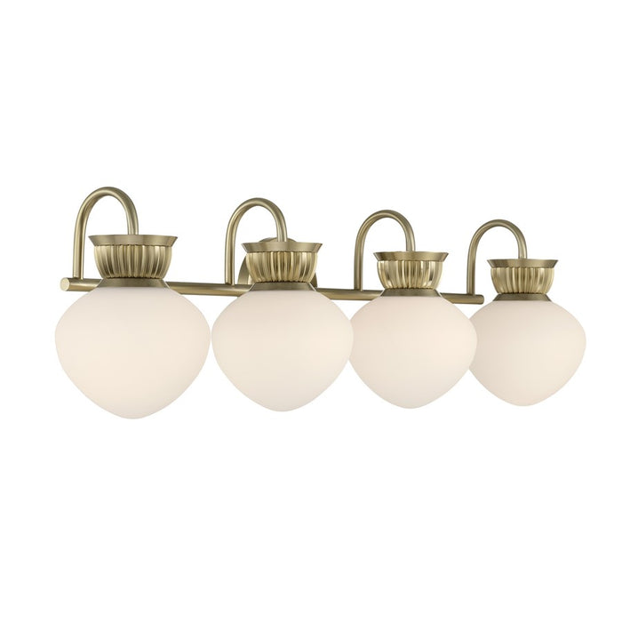Savoy House Melbourne 4 Lt Bath Sconce, Noble Brass