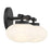 Savoy House Barrow 2 Light Bath, Matte Black/Strie