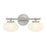 Savoy House Barrow 2 Light Bath, Satin Nickel/Strie - 8-1050-2-SN