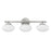 Savoy House Barrow 3 Light Bath, Satin Nickel/Strie