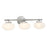 Savoy House Barrow 3 Light Bath, Satin Nickel/Strie
