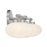 Savoy House Barrow 3 Light Bath, Satin Nickel/Strie