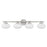 Savoy House Barrow 4 Light Bath, Satin Nickel/Strie