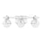 Savoy House Pierce 3 Light Bath, Chrome/Opal