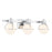 Savoy House Pierce 3 Light Bath, Chrome/Opal