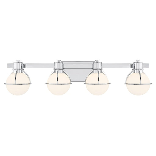 Savoy House Pierce 4 Light Bath, Chrome/Opal - 8-1060-4-11