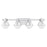 Savoy House Pierce 4 Light Bath, Chrome/Opal