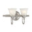 Savoy House Brunswick 2-Light Bathroom Vanity Light, Satin Nickel