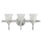 Savoy House Brunswick 3-Light Bathroom Vanity Light, Chrome