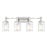 Savoy House Concord 4Lt Bathroom Vanity Light, Silver/ Nickel - 8-1102-4-146