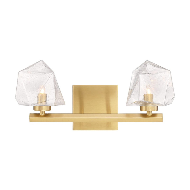 Savoy House Castello 2 Lt Bath Sconce, Warm Brass