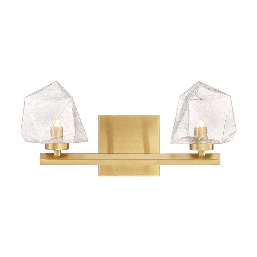 Savoy House Castello 2 Lt Bath Sconce, Warm Brass - 8-1239-2-322