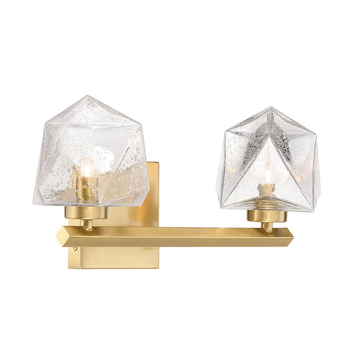 Savoy House Castello 2 Lt Bath Sconce, Warm Brass