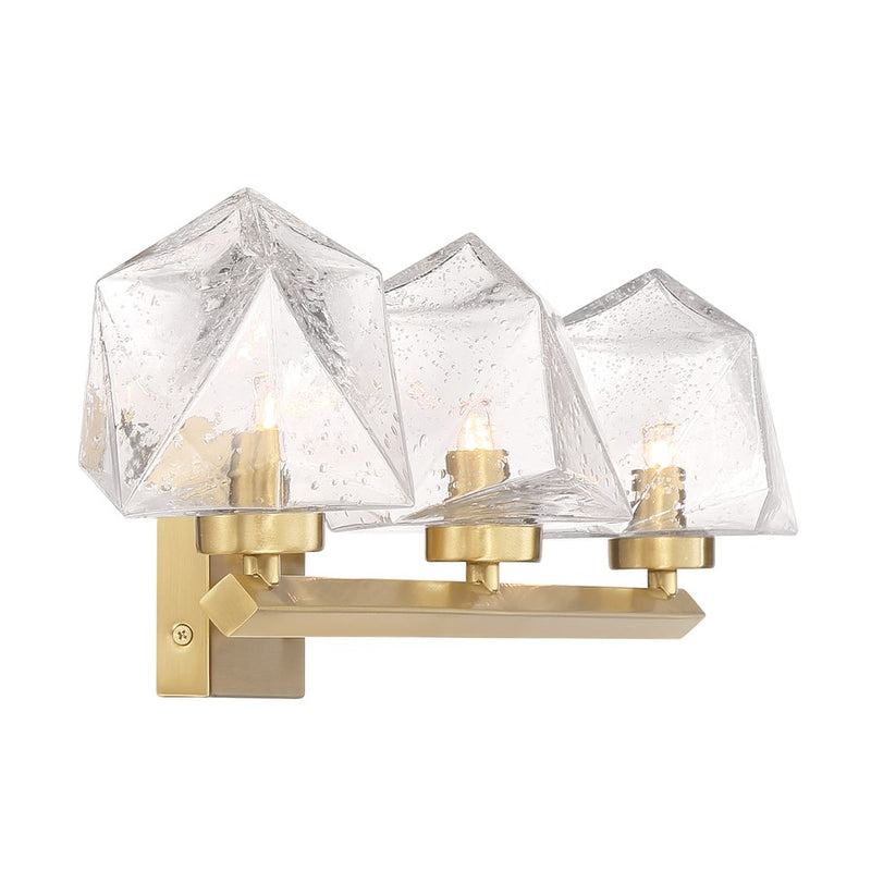 Savoy House Castello 3 Lt Bath Sconce, Warm Brass