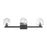 Savoy House Castello 3 Lt Bath Sconce, Clear, Matte Black