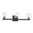 Savoy House Castello 3 Lt Bath Sconce, Clear, Matte Black