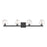 Savoy House Castello 4 Lt Bath Sconce, Clear, Matte Black - 8-1239-4-BK