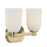 Savoy House Essentials Baldwin 2 Lt Bath Sconce, Noble Brass