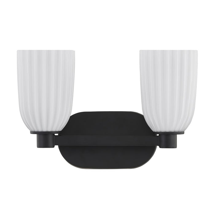 Savoy House Essentials Baldwin 2 Lt Bath Sconce, Matte Black