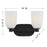 Savoy House Essentials Baldwin 2 Lt Bath Sconce, Matte Black