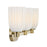 Savoy House Essentials Baldwin 3 Lt Bath Sconce, Noble Brass